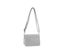 Studs All Around Flap Zip Top Cross Body Bag JFY White One Size