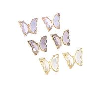 Studs, Fashion Earrings Butterfly Post-with-Friction-Back Womens Earrings