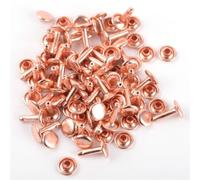 Studs for Clothing 100 Sets 9 * 12 Double-Sided Rivets Studs | For Handmade Sewing Accessories, Leather Fasteners, Clothing And Bag Accessories(Copper)