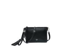 Studs Tassel Zip Top Cross Body Bag JFY Black One Size