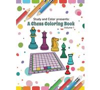Study And Color: A Chess Coloring Book