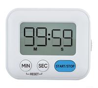 Study And Kitchen Magnetic Timer With Stand, Bright LCD Display, Dual Mode Countdown Count-Up, Silent Quiet Operation, Portable Compact Size, Battery Powered(Blue)