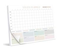 Study and Revision Planner Pad for Students - 50 thick A4 sheets for school, college and university revision and exams - Academic Planner