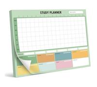 Study and Revision Planner Pad for Students - 50 thick A4 sheets for school, college and university revision and exams - Academic Planner
