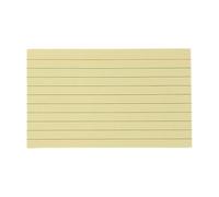 Study Card 50 Sheets Colorful Notecards for Writing, Yellow