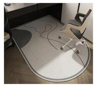 Study Computer Chair, Anti-Slip Carpet Bedroom Bedside e-Sports Room Soundproof And Anti-Friction Floor Mat Home Decor(Color06,80X120CM (2.6X3.9FT)