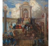 Study for The Apotheosis of Pennsylvania House of Representatives Chamber Pennsylvania State Capitol Harrisburg (ca. 1902â€“1911) Poster Print by Edwin Austin Abbey (24 x 36)