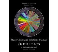 Study Guide and Solutions Manual for iGenetics: A Molecular Approach by Russell, Peter J., Chase, Bruce J. (2009) Paperback