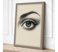 Study in Observation Canvas Wall Art Print 18x12 Inch (46 x 30 cm)