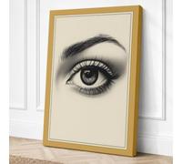 Study in Observation Canvas Wall Art Print 36x24 Inch (91 x 61 cm)