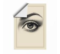 Study in Observation Minimalist Unframed Wall Art Print A4 (29.7×21cm), Wall Decor for Living Room, Bedroom, Office & Home, Art Gift