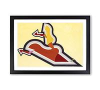 Study in Rhythm by Joseph Schillinger Framed Print | A2 Black Framed Wall Art | Ready to Hang | Modern Nature Picture | Living Room Bedroom Lounge Office