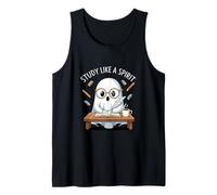 Study Like A Spirit Funny Ghost Student School Tank Top