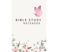 Study Notebook: Bible Study Journal, Sermon Notes, Notepad, Lined White Pages 6x9, Worship, Prayer Journal, Gift For Christians, Notebook For Scripture
