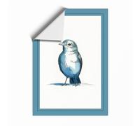 Study of a Small Bird Botanical Unframed Wall Art Print A1 (84.1×59.4cm), Wall Decor for Living Room, Bedroom, Office & Home, Art Gift