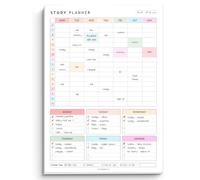 Study Planner Pad A4 - Weekly Revision Timetable & To Do List for Students