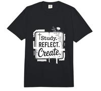 Study Reflect Create Bible Journaling Christian Comfort Colors Adult Heavyweight T-Shirt
