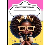 Study Style: Cute Back-to-School Composition Notebook, 120 7.5 x 9.25 Wide Ruled Paper: Lined Notebook with Fun Glasses & Ruler Design - Ideal for School, Homework, or Journaling