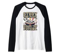 Study the Past. Shape the Future Raglan Baseball Tee