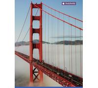 StudyBuddy Classic College Ruled NoteBook (240 Pages) - Golden Gate Bridge: Standard Lined Paper Everyday Notebook For Students, Professionals, ... @ School, Work, Journaling, Writing, Learning