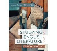 Studying English Literature in Context: Critical Readings