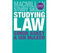 Studying Law: 114 (Macmillan Study Skills)