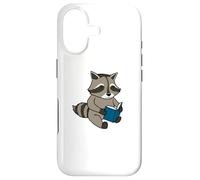 Studying Raccoon Cute Wildlife Animal Books Case for iPhone 17