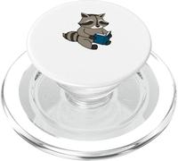 Studying Raccoon Cute Wildlife Animal Books PopSockets PopGrip for MagSafe