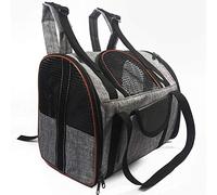 Studyset Dog Cats Carrier,Multifunctional Pet Backpack 10kg Load Travel Portable Bag for Little Dogs Cats and Puppies Foldable Carry Case Shoulder Bag Gray brown