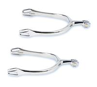 Stübben 1171 Dynamic Dressage Spurs with coarse toothed rowel - 25mm