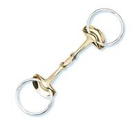 Stübben 2262 Golden Wings Snaffle Bit double broken - 5 1/4"·13,5cm - 14 mm - Sweet Copper