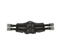 Stübben Equi-Soft® saddle girth incl. cover - tobacco - 22"·55cm - Neoprene black