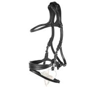 Stübben Snaffle Bridle Freedom II with Slide&Lock - ebony/ebony - XFS - combined noseband