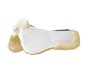 Stübben Streamline Adjuster Lambswool Dressage Half Pad - grey - L