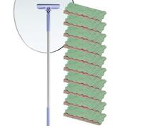 Stück Feuchte Bodentücher Waschbar, Bodenwischer Feucht Waschbar für ,Wiederverwendbare Mops,Wischmopp Bezug Mikrofaser,Trockene BodentüCher,Nachfüll Moppkopf Pads für Reinigung