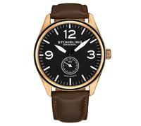 STÜHRLING Aviator 931 Quartz 42mm - Brown - Rose Gold - Black