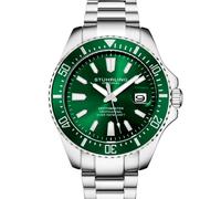Stührling Depthmaster 3950A.3 - Man - 42 mm - Analogue - Quartz - Sapphire Glass Green 22 mm