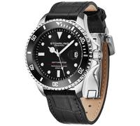 Stührling Depthmaster 883Leather.04 - Man - 42 mm - Analogue - Automatic Black 20 mm