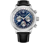 Stührling Monaco 4015.2 - Man - 44 mm - Analogue - Quartz - Mineral Glass Blue 20 mm