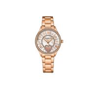 STÜHRLING Original 4019 Women's Heart Themed Watch: Quartz Crystal, Blue Mother of Pearl Dial, & Stainless Steel Band" in Rose Gold STÜHRLING Original Rose Gold One Size