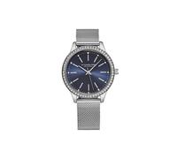 STÜHRLING Original 4044 Women's Quartz Watch: Crystal Studded Mesh Bracelet & Elegant Design in Blue STÜHRLING Original Blue One Size