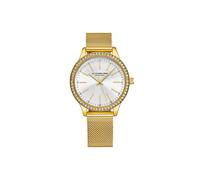 STÜHRLING Original 4044 Women's Quartz Watch: Crystal Studded Mesh Bracelet & Elegant Design in Gold STÜHRLING Original Gold One Size