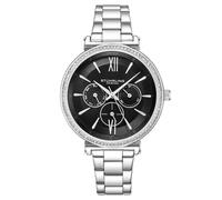 Stührling Original Aria 3908 Wrist Quartz Watch 40Mm Case With Stainless Steel Link Bracelet In Black Black One Size