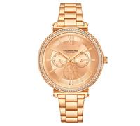 Stührling Original Aria 3908 Wrist Quartz Watch 40Mm Case With Stainless Steel Link Bracelet In Rose Gold Rose Gold One Size