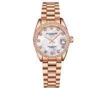 STÜHRLING Original Women's Lineage Quartz 31mm Watch With Crystal Markers in Copper STÜHRLING Original Copper One Size