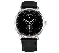 Cabaletta 3969 Dress Watch Quartz 42mm With 24 Hour Sub-Dial Leather strap STÜHRLING Original Black One Size