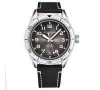 STÜHRLING Original Men's Classic Quartz Timepiece with Luminous Detailing & Leather Strap in Grey STÜHRLING Original Grey One Size
