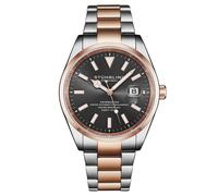 STÜHRLING Original Men's Datemaster 1025 42mm Swiss Automatic Watch - Sunray Dial in Rose Gold STÜHRLING Original Rose Gold One Size