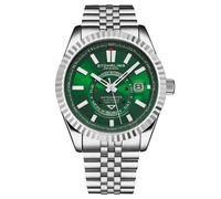 Stührling Swiss Movement Datemaster 1020.03 - Man - 42 mm - Automatic - Mineral Glass Green 18 mm