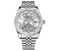 STÜHRLING Original Men's Datemaster Swiss Automatic 1020 42mm Classic in Silver STÜHRLING Original Silver One Size